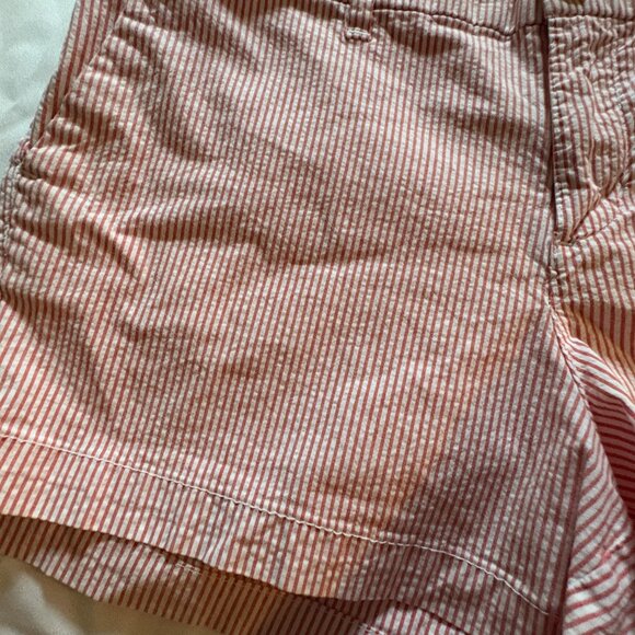 Old Navy Coral Stripe Women’s Casual Shorts - Picture 3 of 10